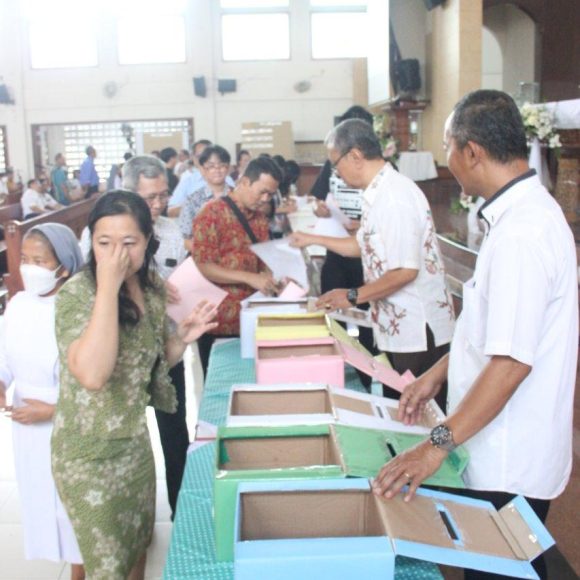 Pemilu Dewan Pastoral Paroki Harian dan Pengurus Kapel St. Yakobus Zebedeus