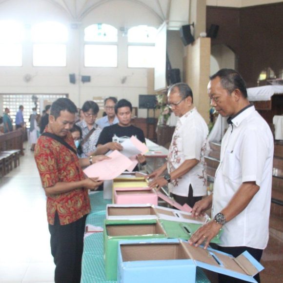 Pemilu Dewan Pastoral Paroki Harian dan Pengurus Kapel St. Yakobus Zebedeus