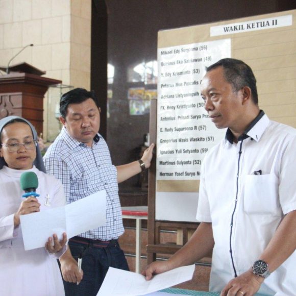 Pemilu Dewan Pastoral Paroki Harian dan Pengurus Kapel St. Yakobus Zebedeus